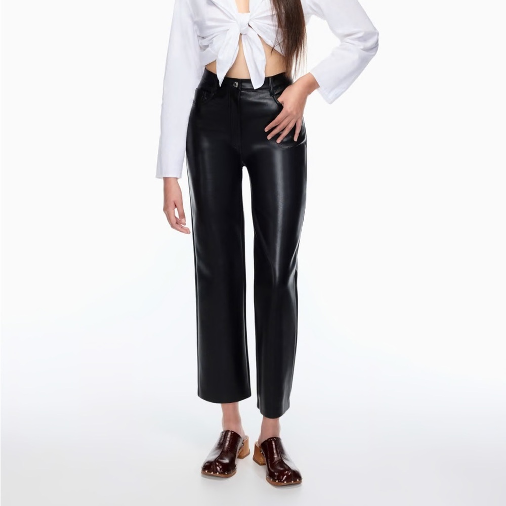 Aritzia High-rise Melania Ankle Pant Light Blue Size 10